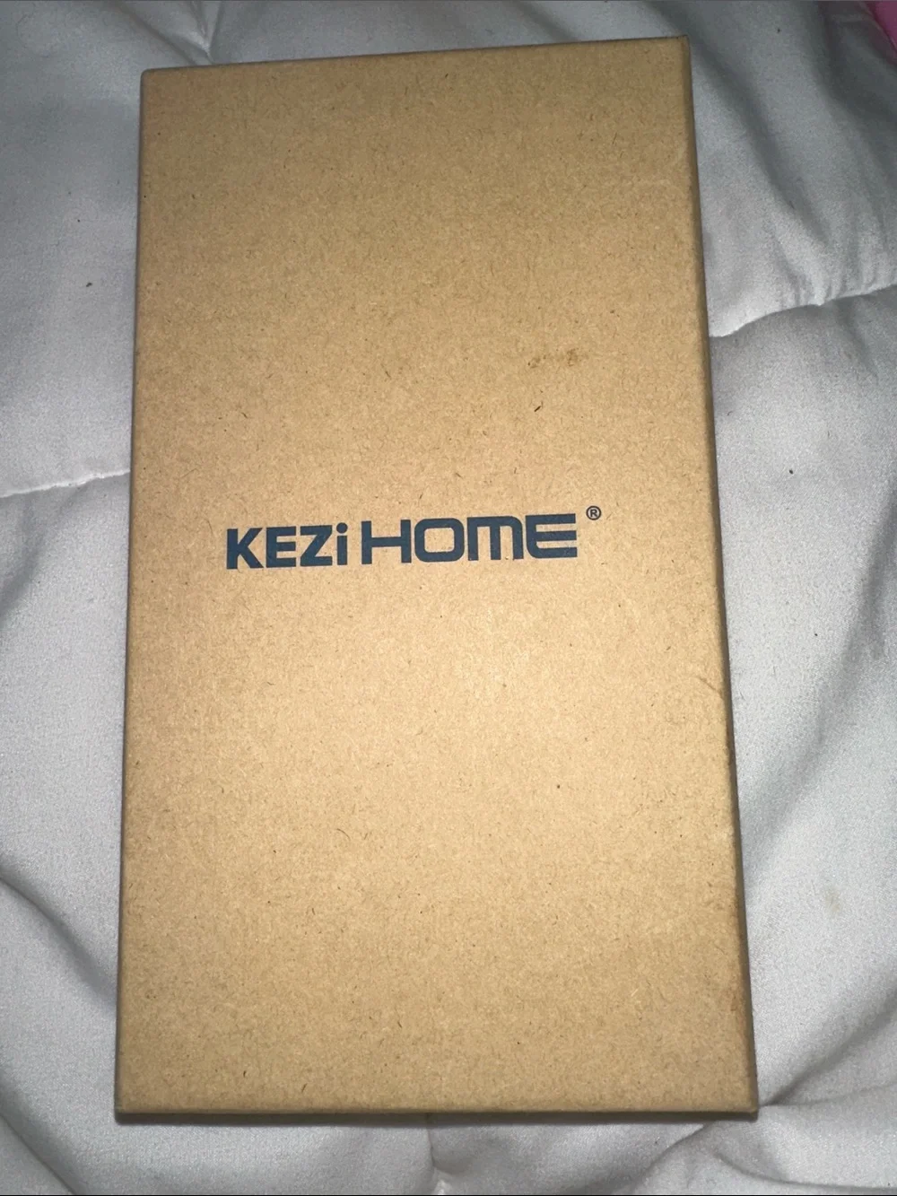 KEZHIONE Brown Two-Tone Leather Folio Phone Case